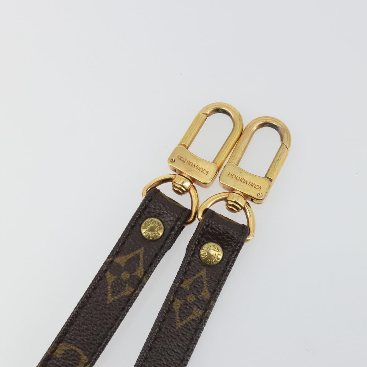 LOUIS VUITTON Monogram Shoulder Strap 45.7"" LV Auth ar13969