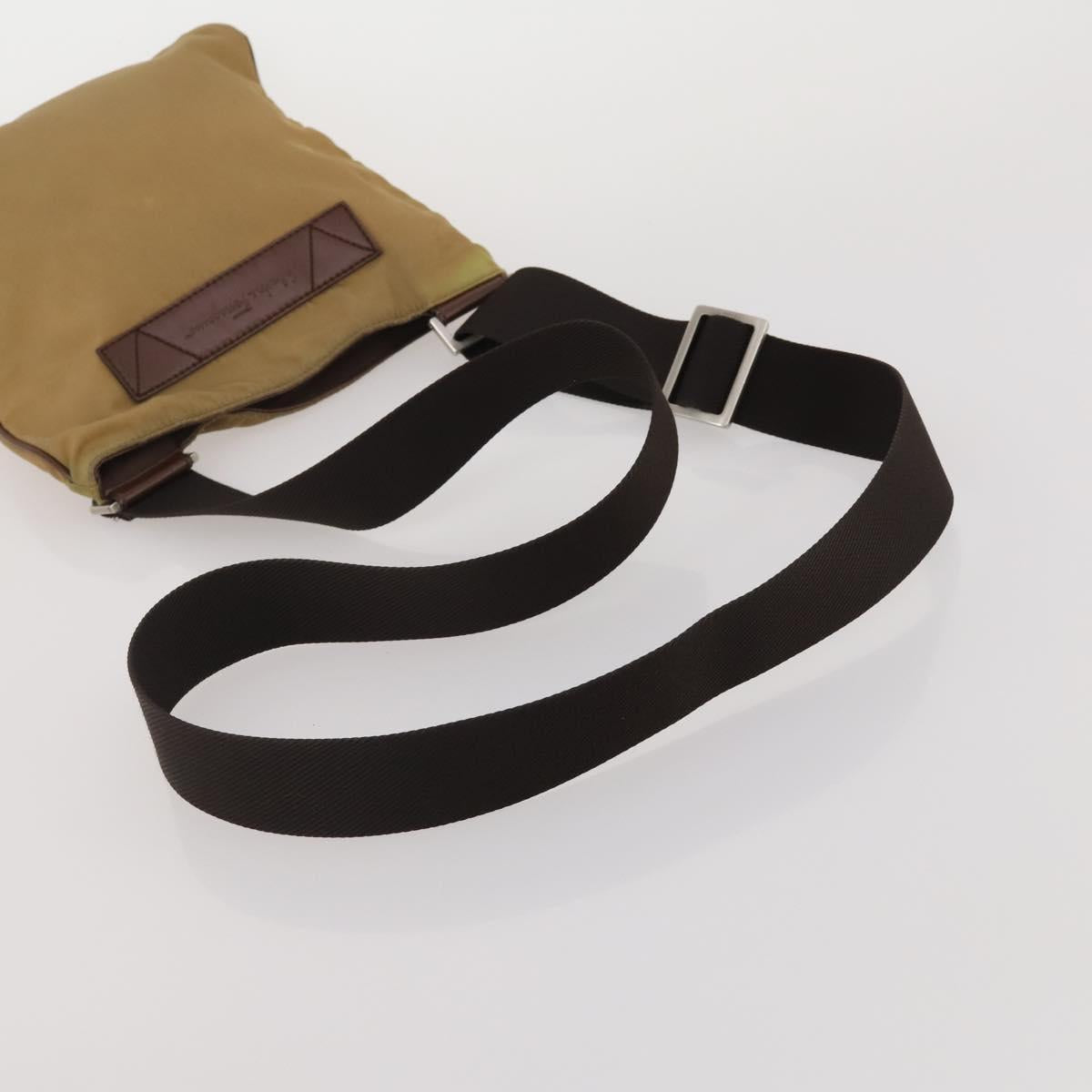 Salvatore Ferragamo Gucci GG Canvas Sherry Line Bag Nylon 2 Set Auth ar13970