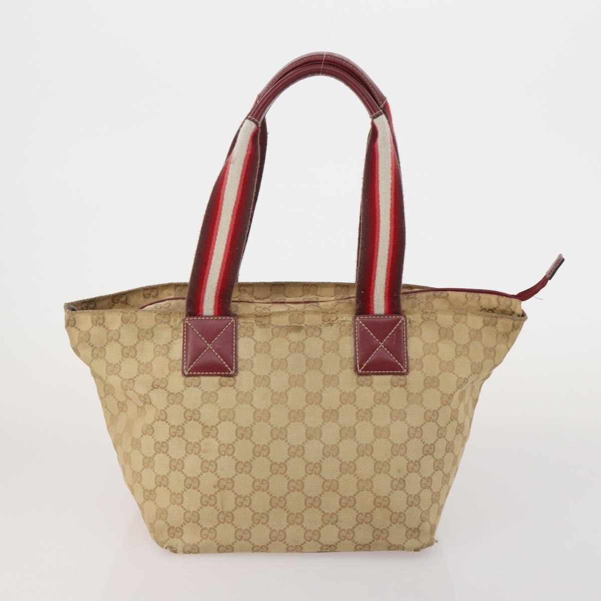 Salvatore Ferragamo Gucci GG Canvas Sherry Line Bag Nylon 2 Set Auth ar13970