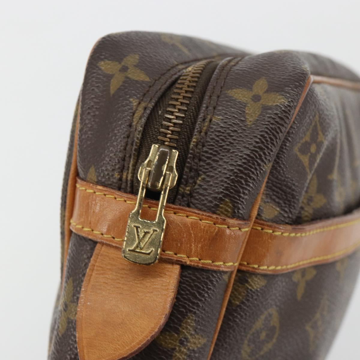LOUIS VUITTON Monogram Compiegne 28 Clutch Bag M51845 LV Auth ar13971