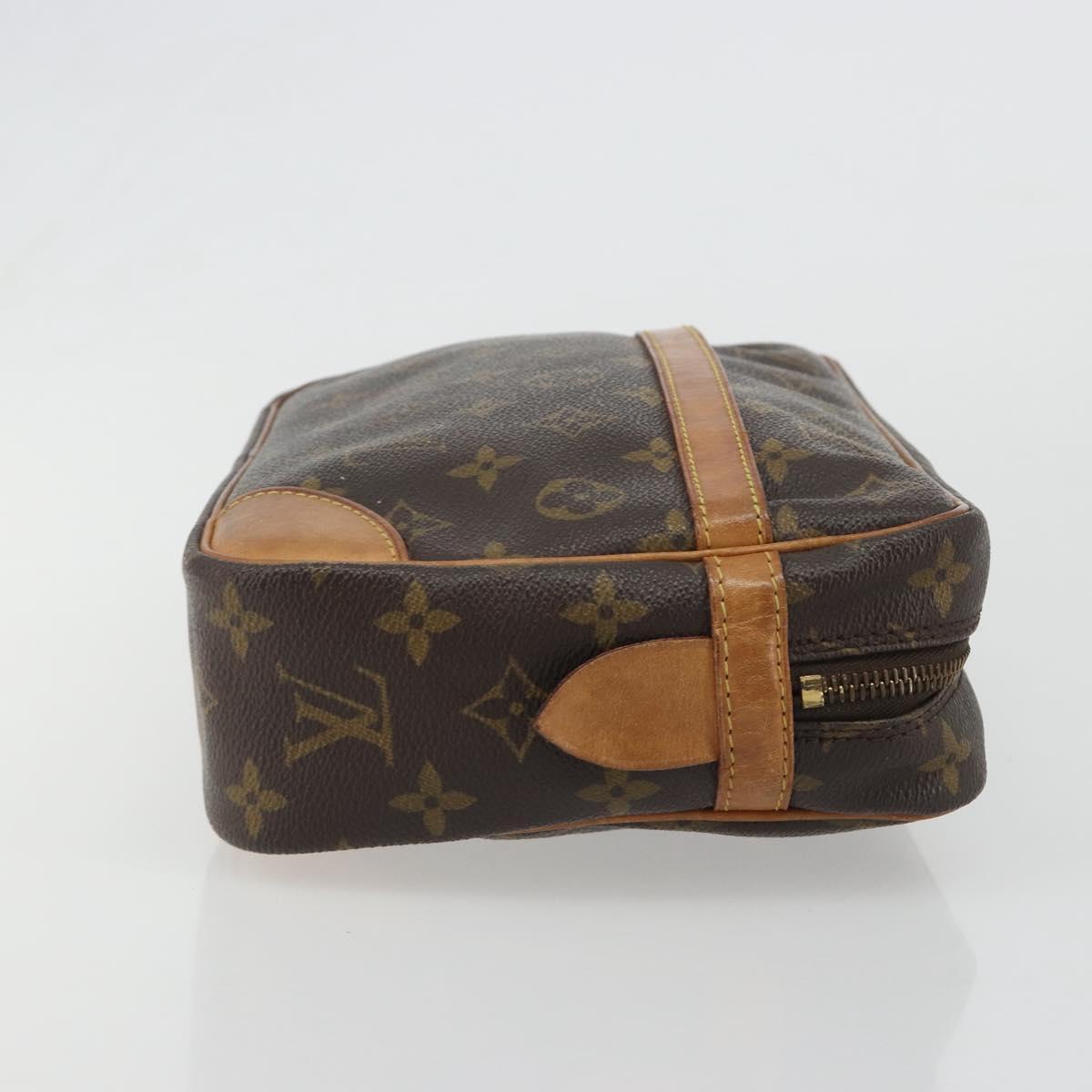 LOUIS VUITTON Monogram Compiegne 28 Clutch Bag M51845 LV Auth ar13971