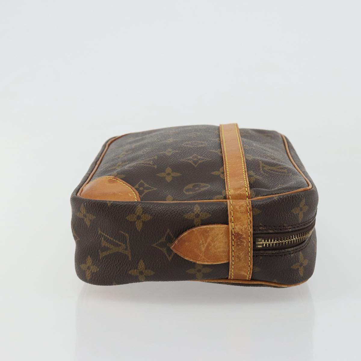 LOUIS VUITTON Monogram Compiegne 28 Clutch Bag M51845 LV Auth ar13985