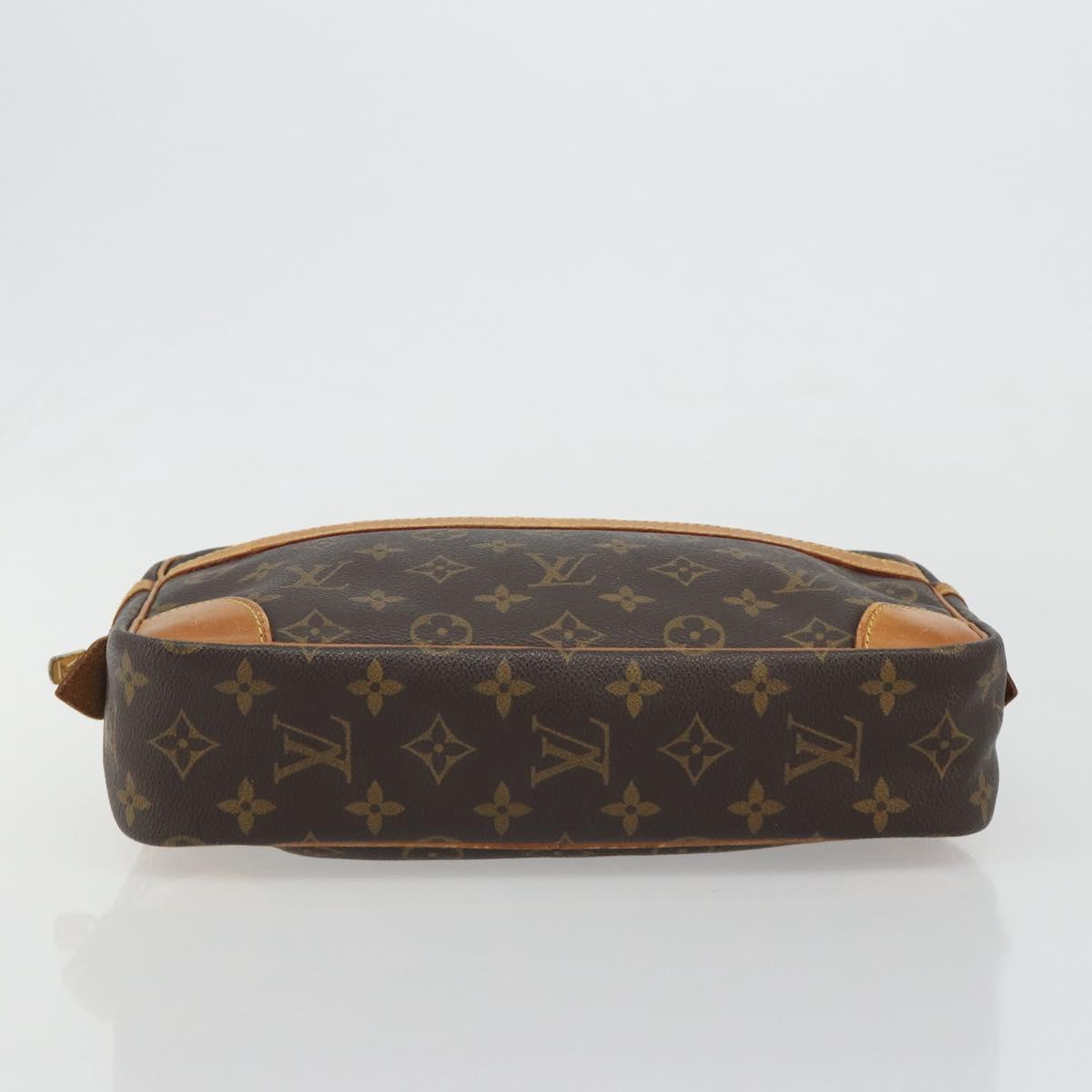 LOUIS VUITTON Monogram Compiegne 28 Clutch Bag M51845 LV Auth ar13985