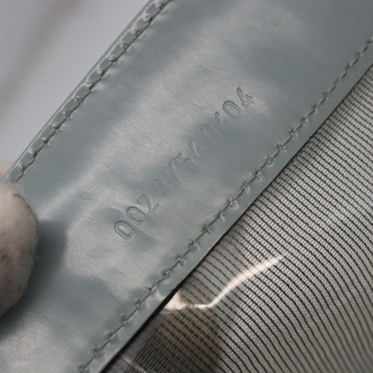 GUCCI Tote Bag Mesh Light Blue Silver 002 3754 0404 Auth ar13988