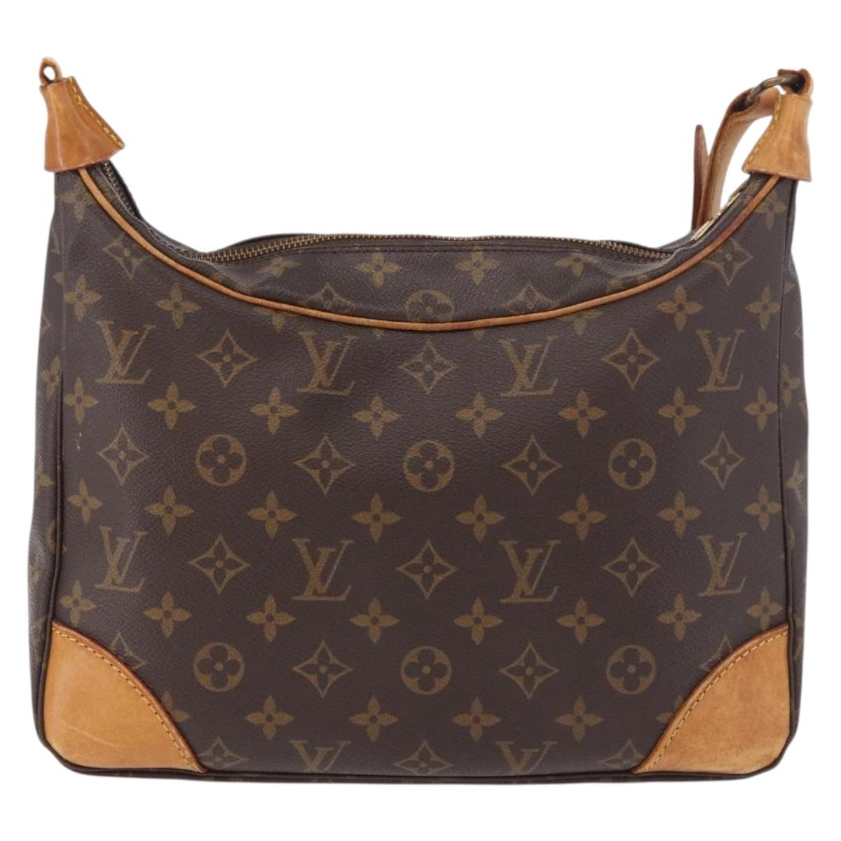 LOUIS VUITTON Monogram Boulogne 30 Shoulder Bag M51265 LV Auth ar13989