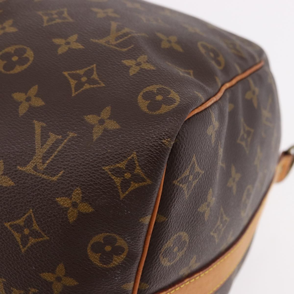 LOUIS VUITTON Monogram Keepall Bandouliere 50 Boston Bag M41416 LV Auth ar13990