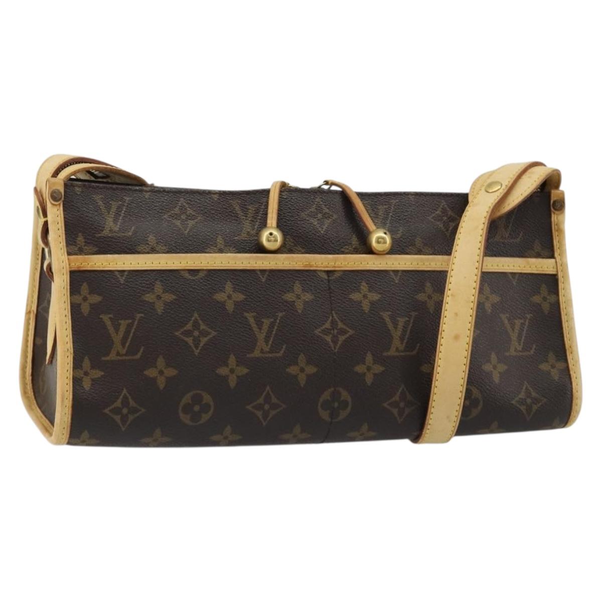 LOUIS VUITTON Monogram Popincourt Long Shoulder Bag M40008 LV Auth ar13999