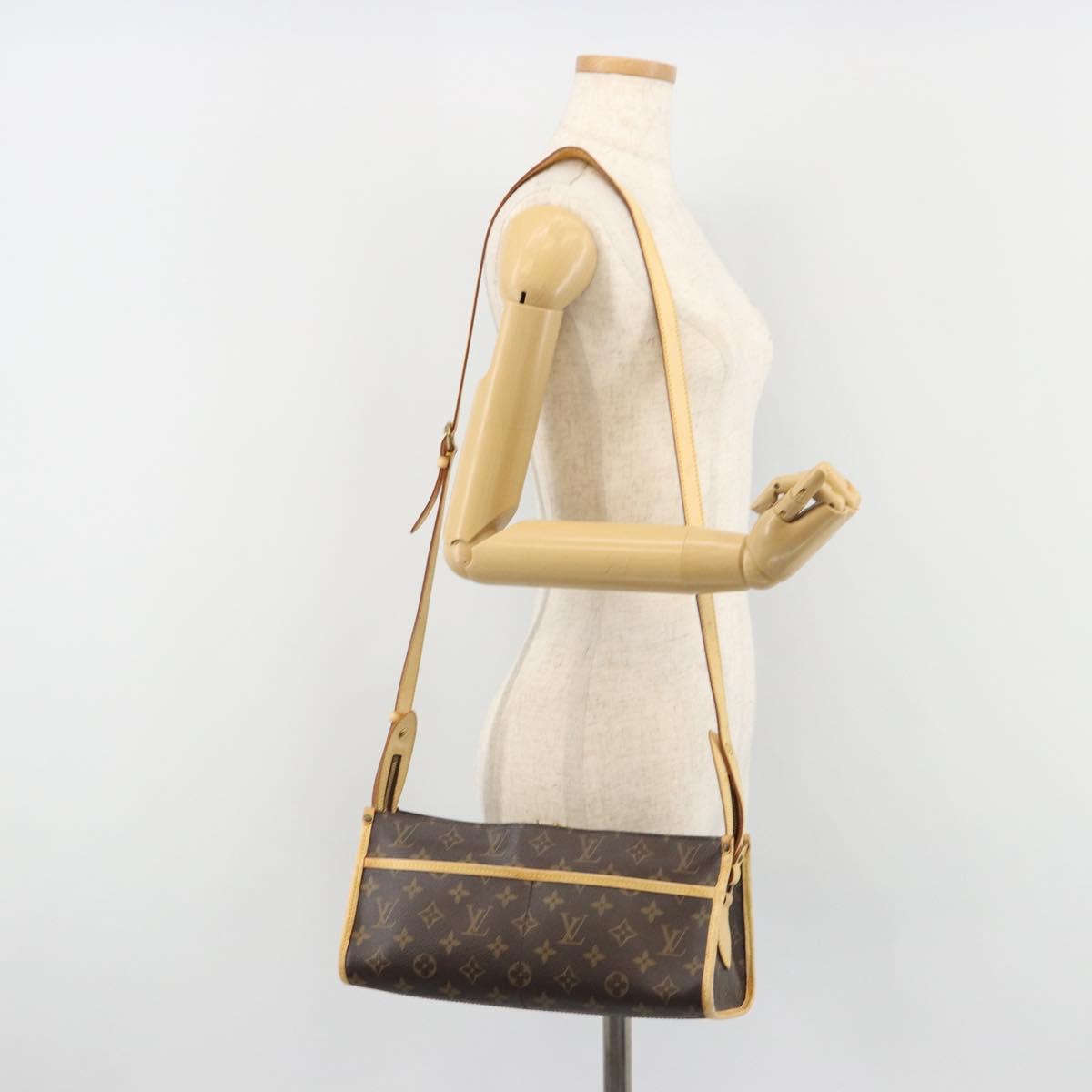 LOUIS VUITTON Monogram Popincourt Long Shoulder Bag M40008 LV Auth ar13999
