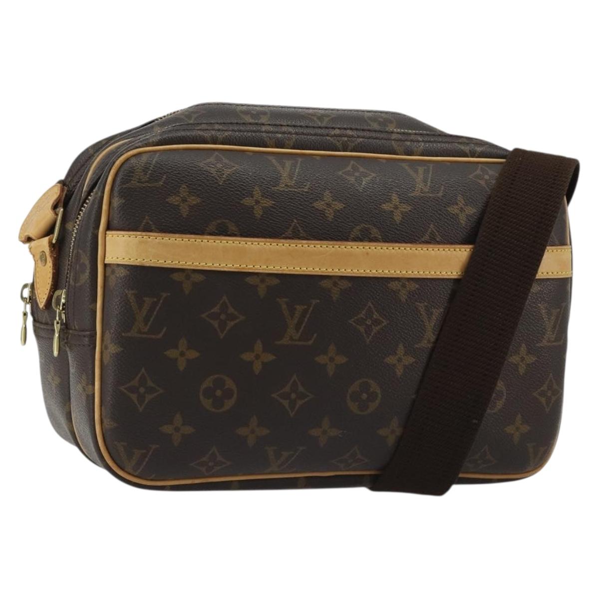 LOUIS VUITTON Monogram Reporter PM Shoulder Bag M45254 LV Auth ar14000
