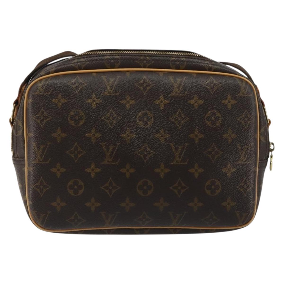 LOUIS VUITTON Monogram Reporter PM Shoulder Bag M45254 LV Auth ar14000