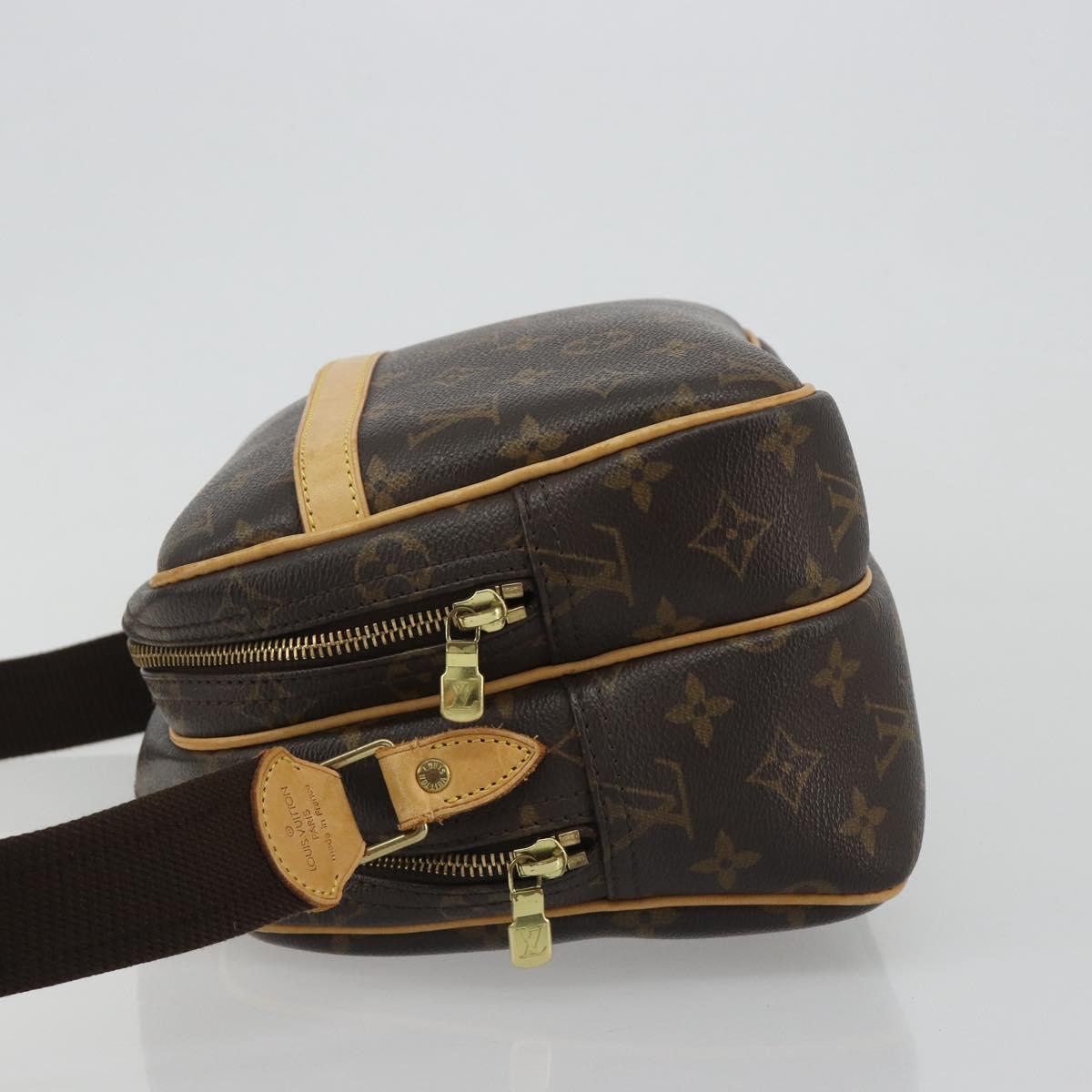 LOUIS VUITTON Monogram Reporter PM Shoulder Bag M45254 LV Auth ar14000