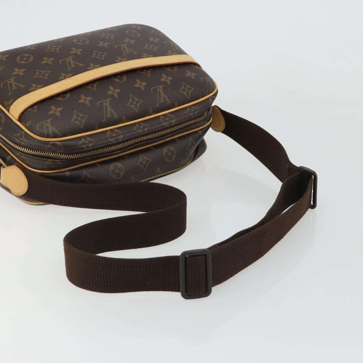 LOUIS VUITTON Monogram Reporter PM Shoulder Bag M45254 LV Auth ar14000