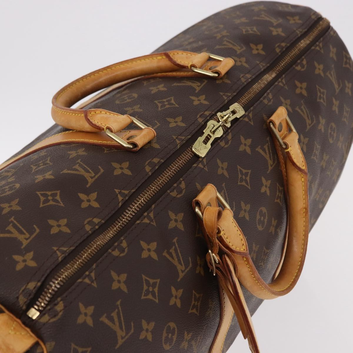 LOUIS VUITTON Monogram Keepall 50 Boston Bag M41426 LV Auth ar14004