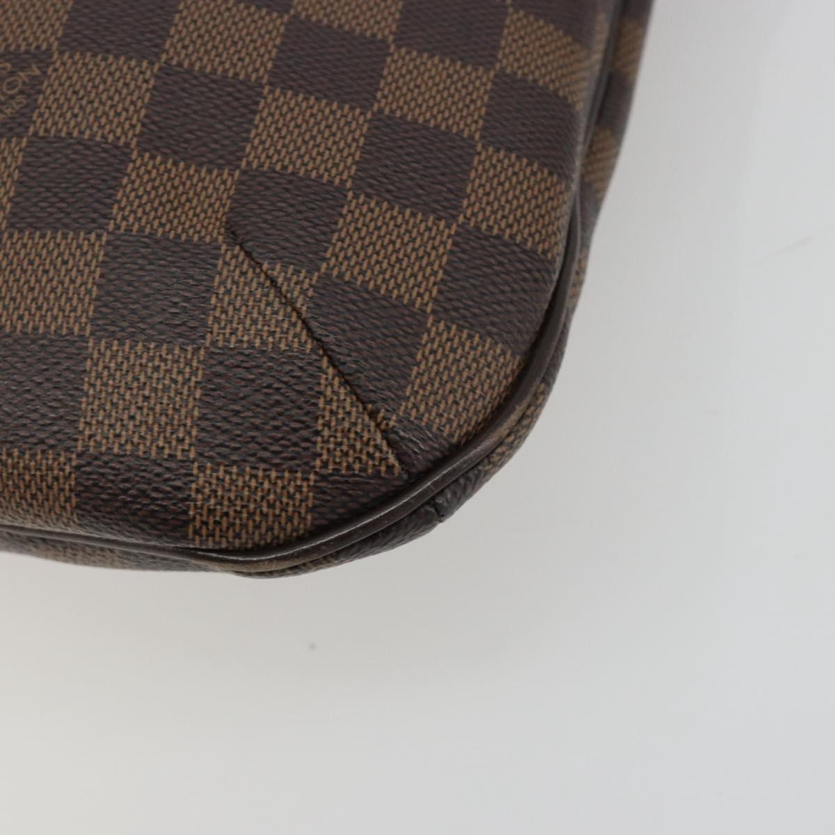 LOUIS VUITTON Damier Ebene Bloomsbury PM Shoulder Bag N42251 LV Auth ar14007