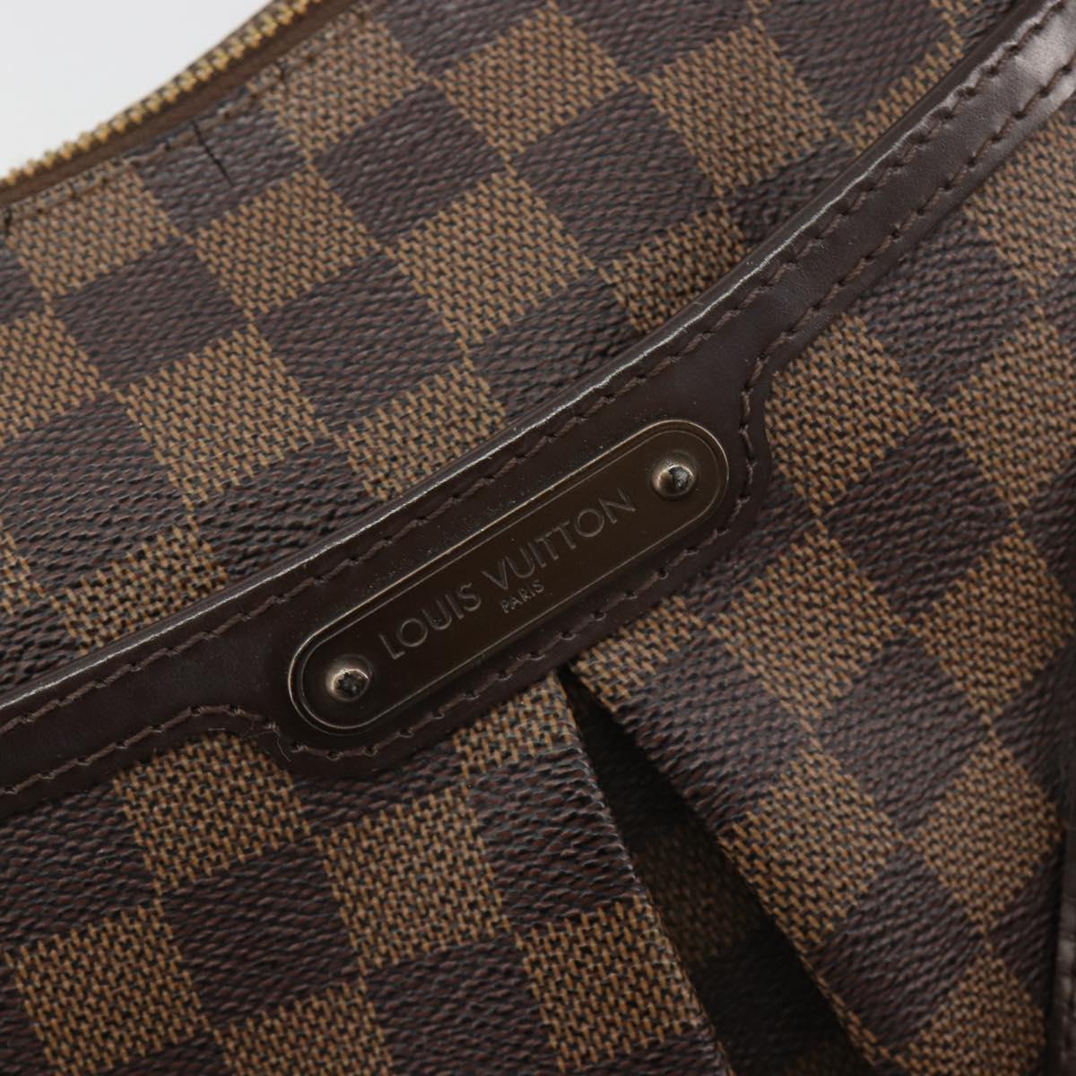 LOUIS VUITTON Damier Ebene Bloomsbury PM Shoulder Bag N42251 LV Auth ar14007