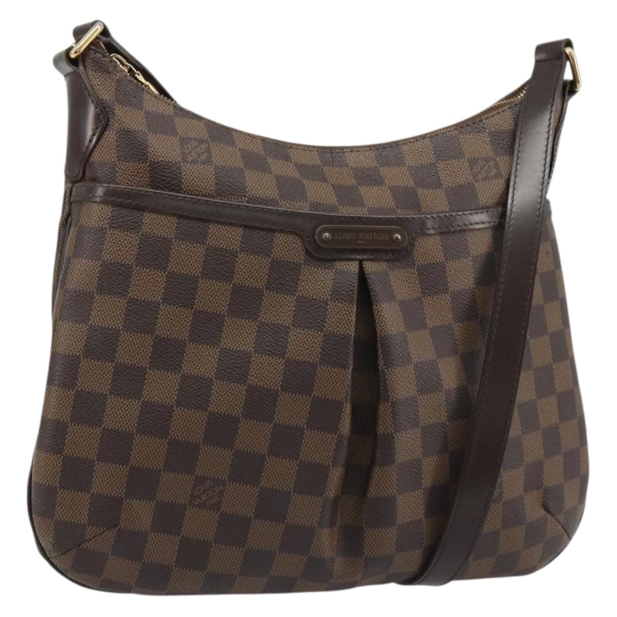 LOUIS VUITTON Damier Ebene Bloomsbury PM Shoulder Bag N42251 LV Auth ar14007