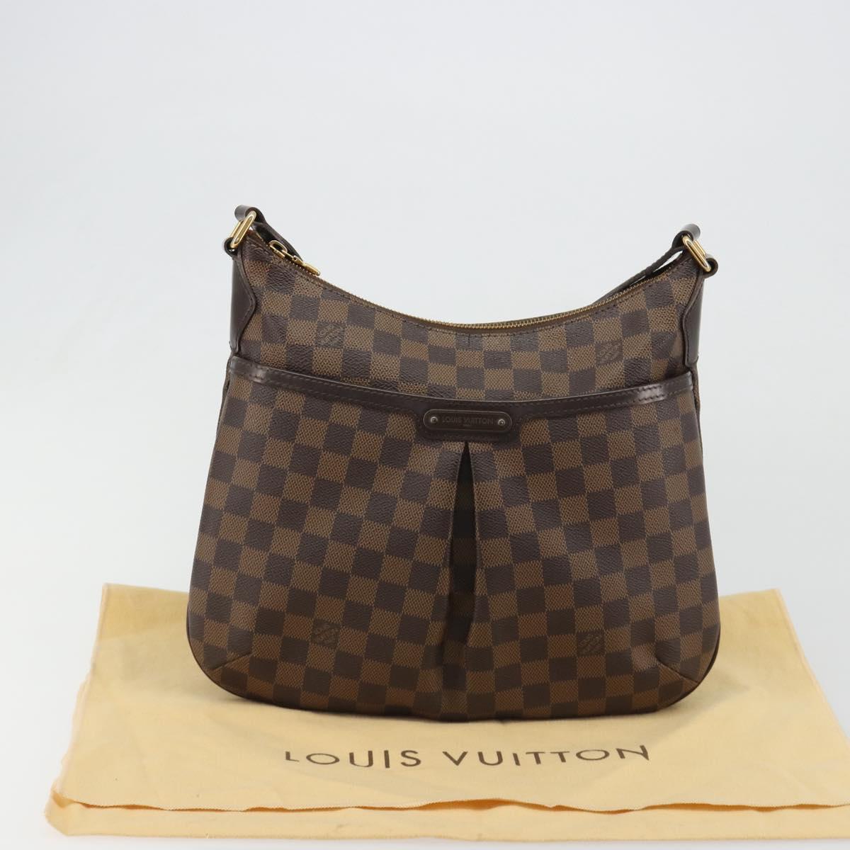 LOUIS VUITTON Damier Ebene Bloomsbury PM Shoulder Bag N42251 LV Auth ar14007