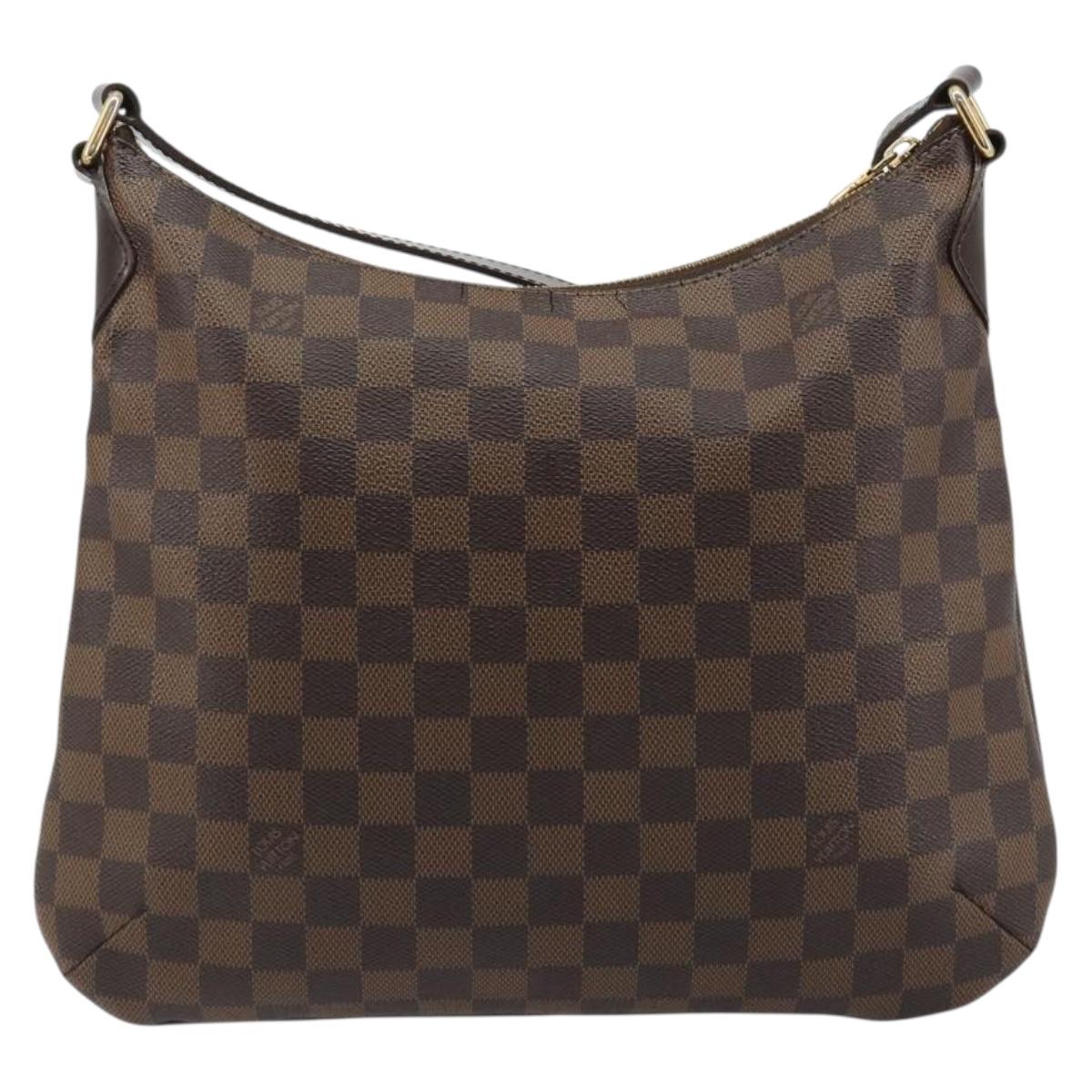 LOUIS VUITTON Damier Ebene Bloomsbury PM Shoulder Bag N42251 LV Auth ar14007