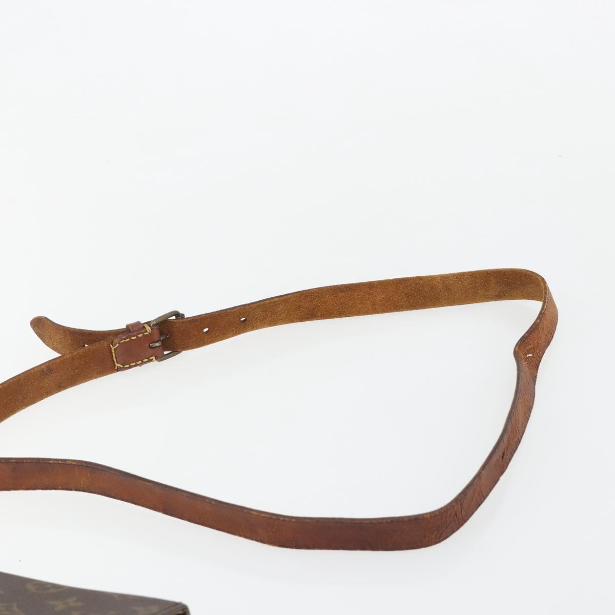 LOUIS VUITTON Monogram Cartouchiere MM Shoulder Bag M51253 LV Auth ar14014