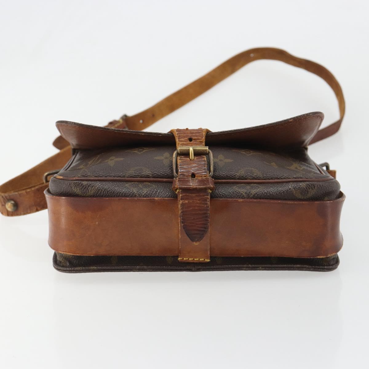 LOUIS VUITTON Monogram Cartouchiere MM Shoulder Bag M51253 LV Auth ar14014