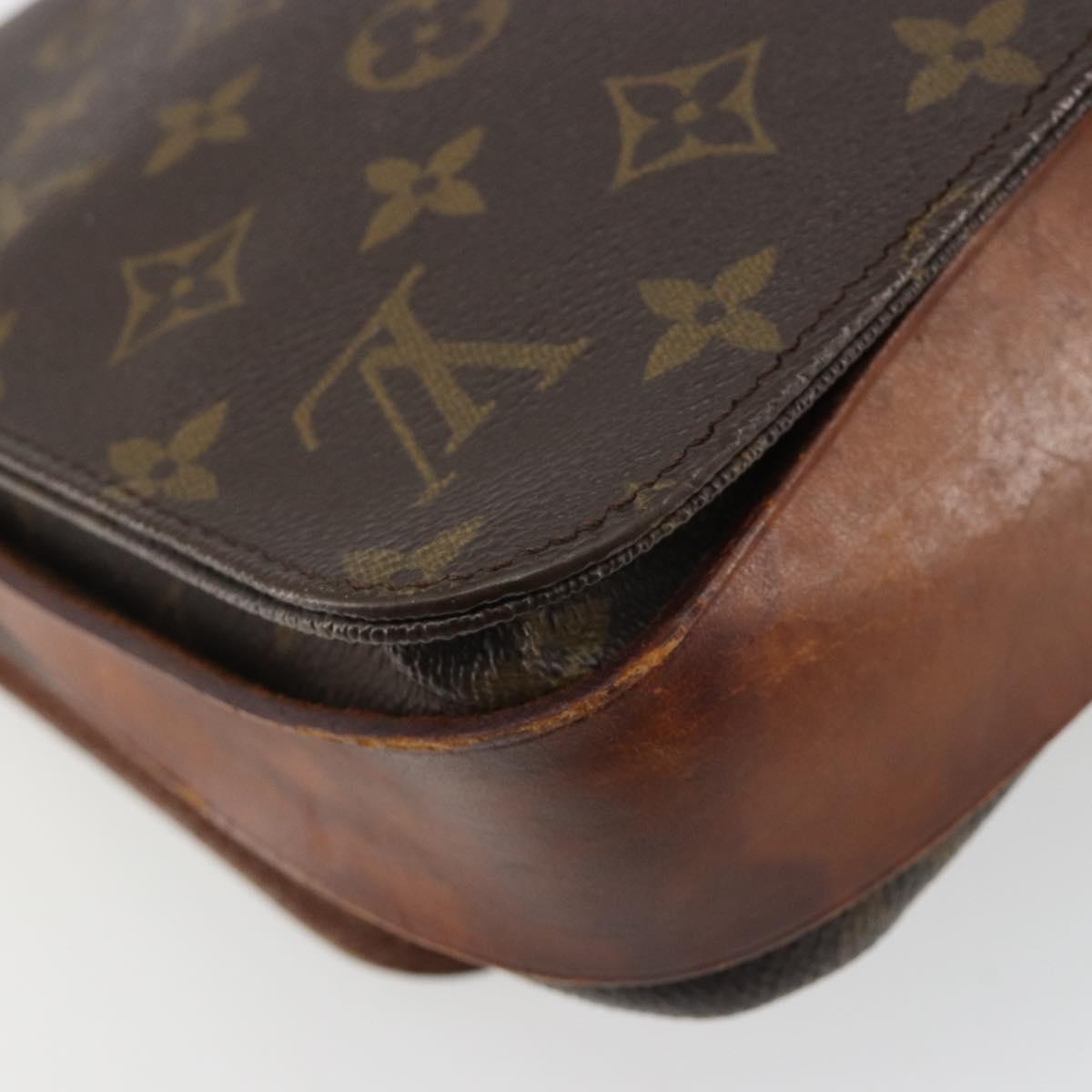 LOUIS VUITTON Monogram Cartouchiere MM Shoulder Bag M51253 LV Auth ar14014