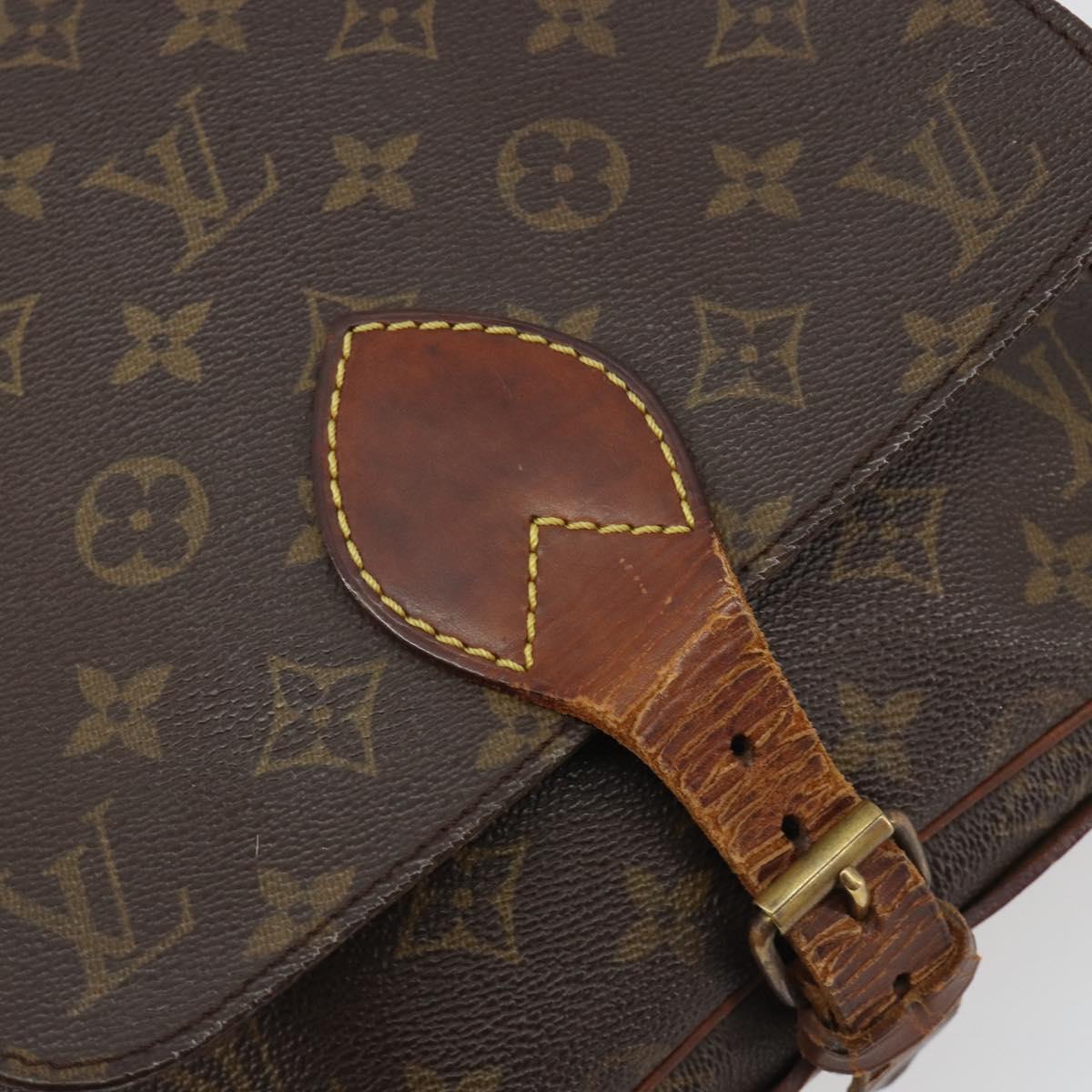 LOUIS VUITTON Monogram Cartouchiere MM Shoulder Bag M51253 LV Auth ar14014