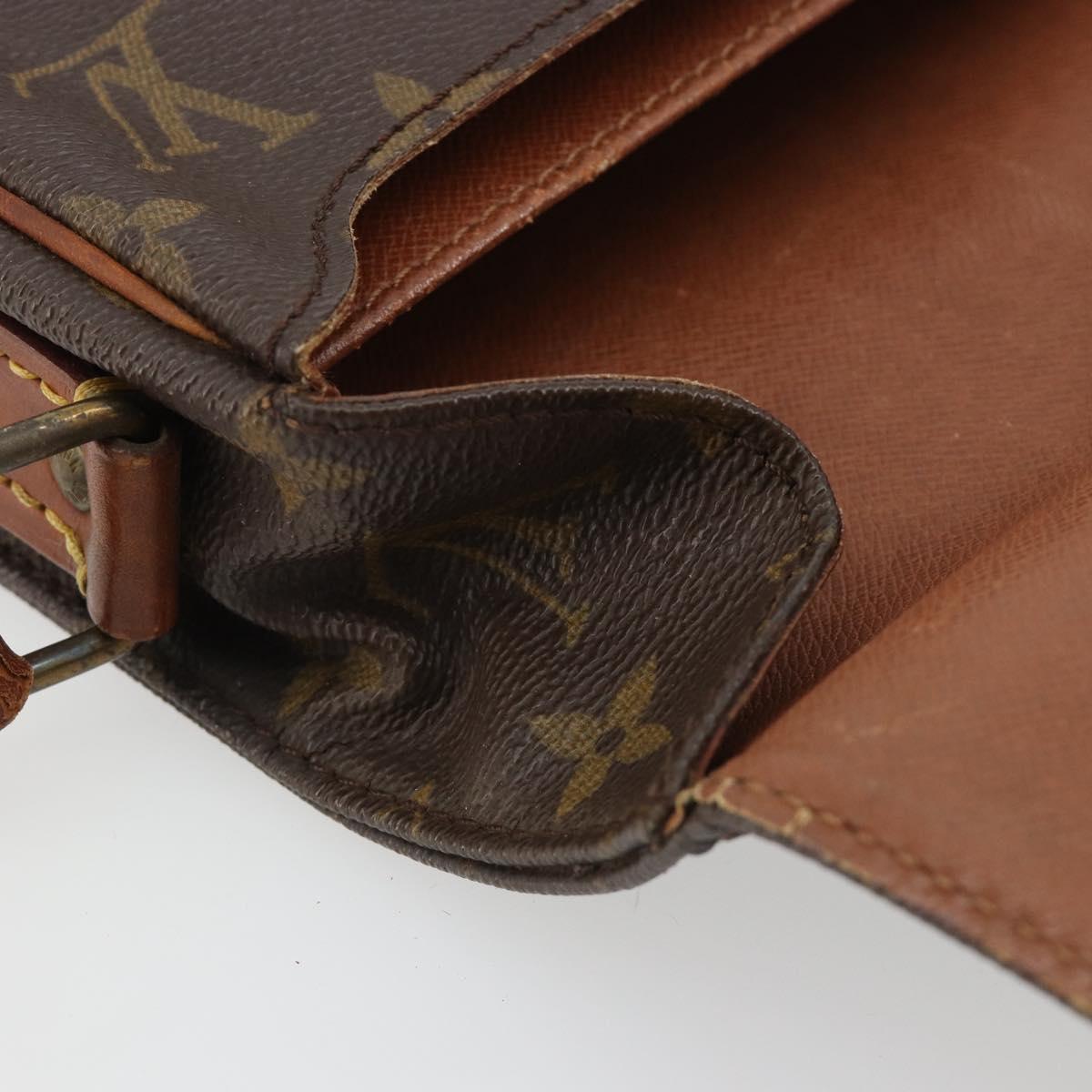 LOUIS VUITTON Monogram Cartouchiere MM Shoulder Bag M51253 LV Auth ar14014