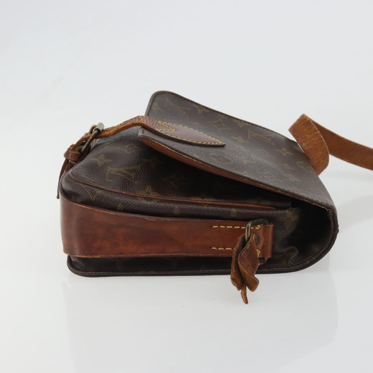 LOUIS VUITTON Monogram Cartouchiere MM Shoulder Bag M51253 LV Auth ar14014