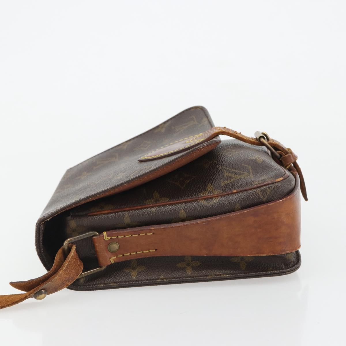 LOUIS VUITTON Monogram Cartouchiere MM Shoulder Bag M51253 LV Auth ar14014