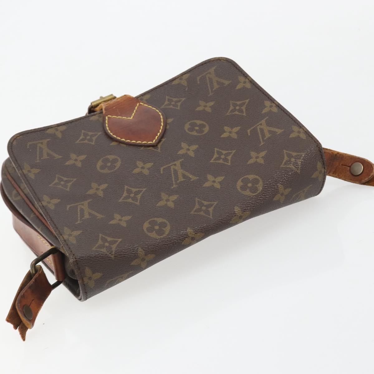 LOUIS VUITTON Monogram Cartouchiere MM Shoulder Bag M51253 LV Auth ar14014