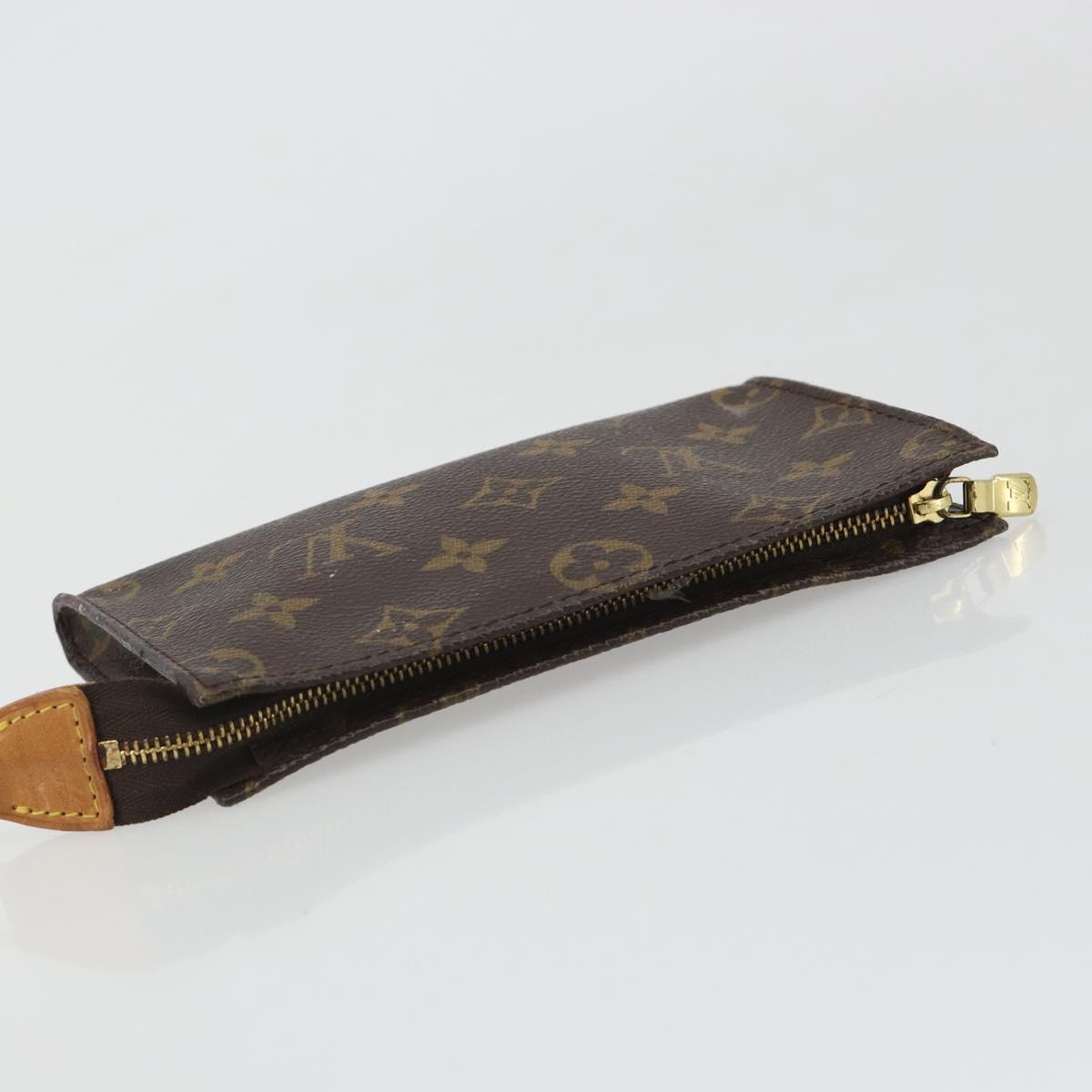 LOUIS VUITTON Monogram Bucket PM Accessory Pouch LV Auth ar14023