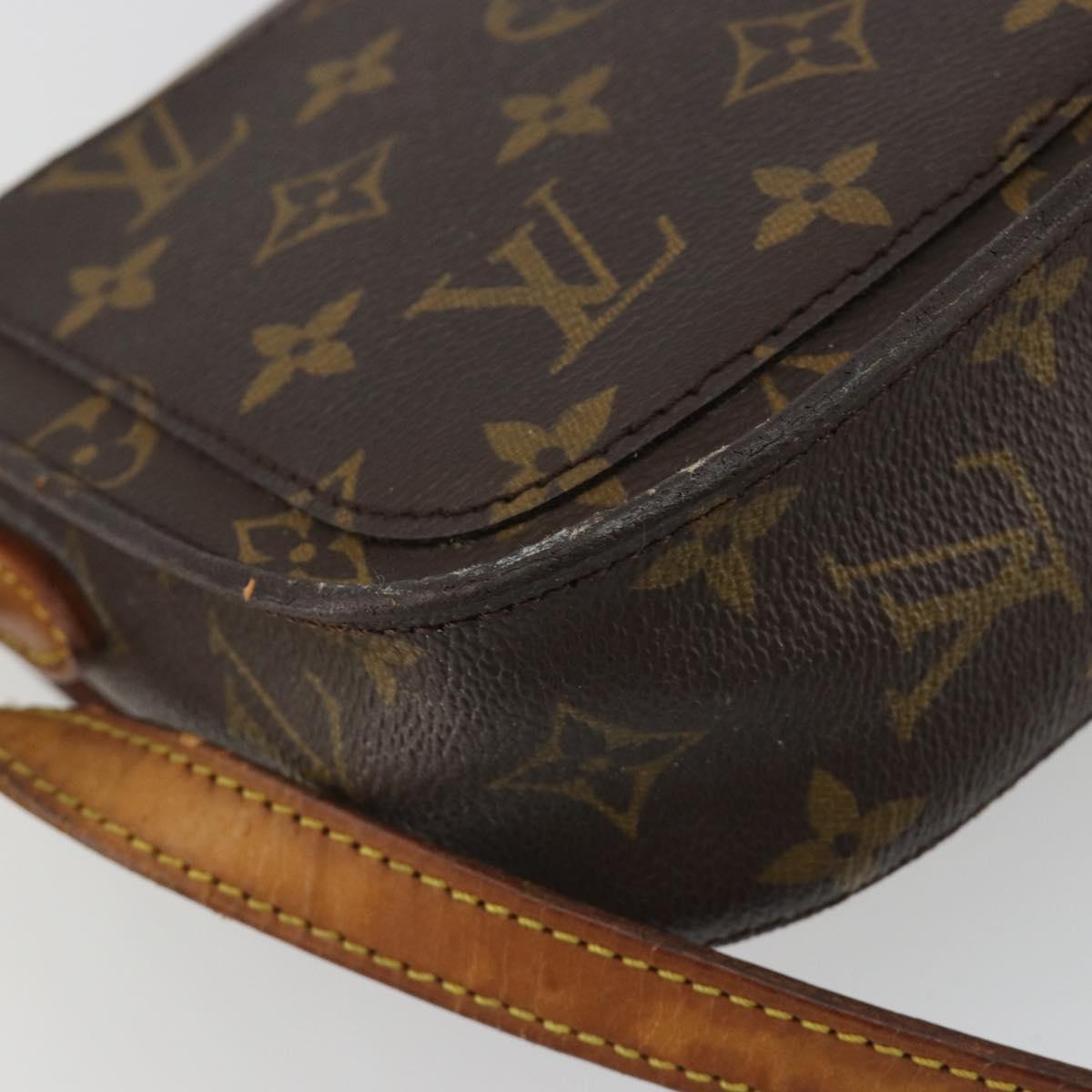 LOUIS VUITTON Monogram Saint Cloud PM Shoulder Bag M51244 LV Auth ar14024