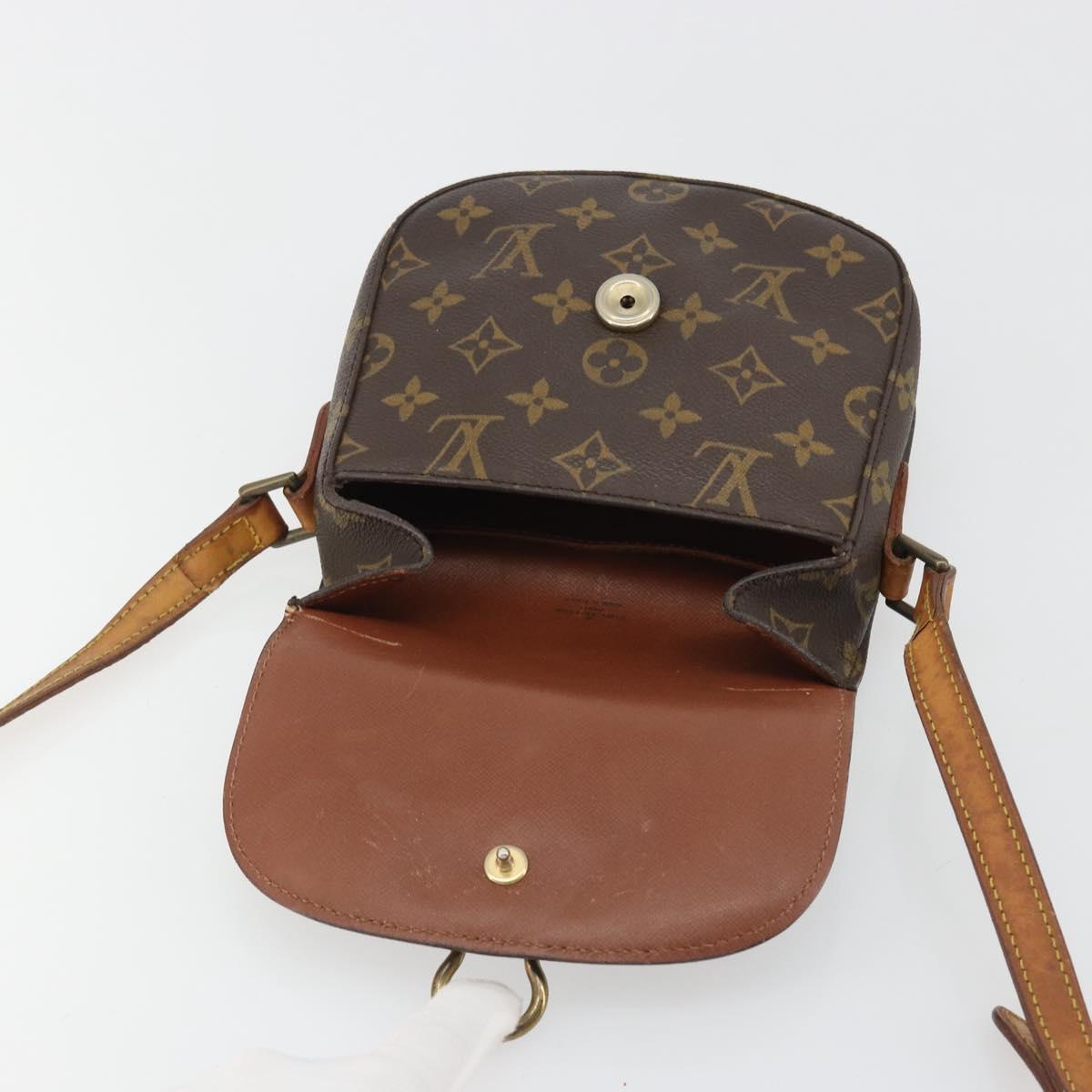LOUIS VUITTON Monogram Saint Cloud PM Shoulder Bag M51244 LV Auth ar14024