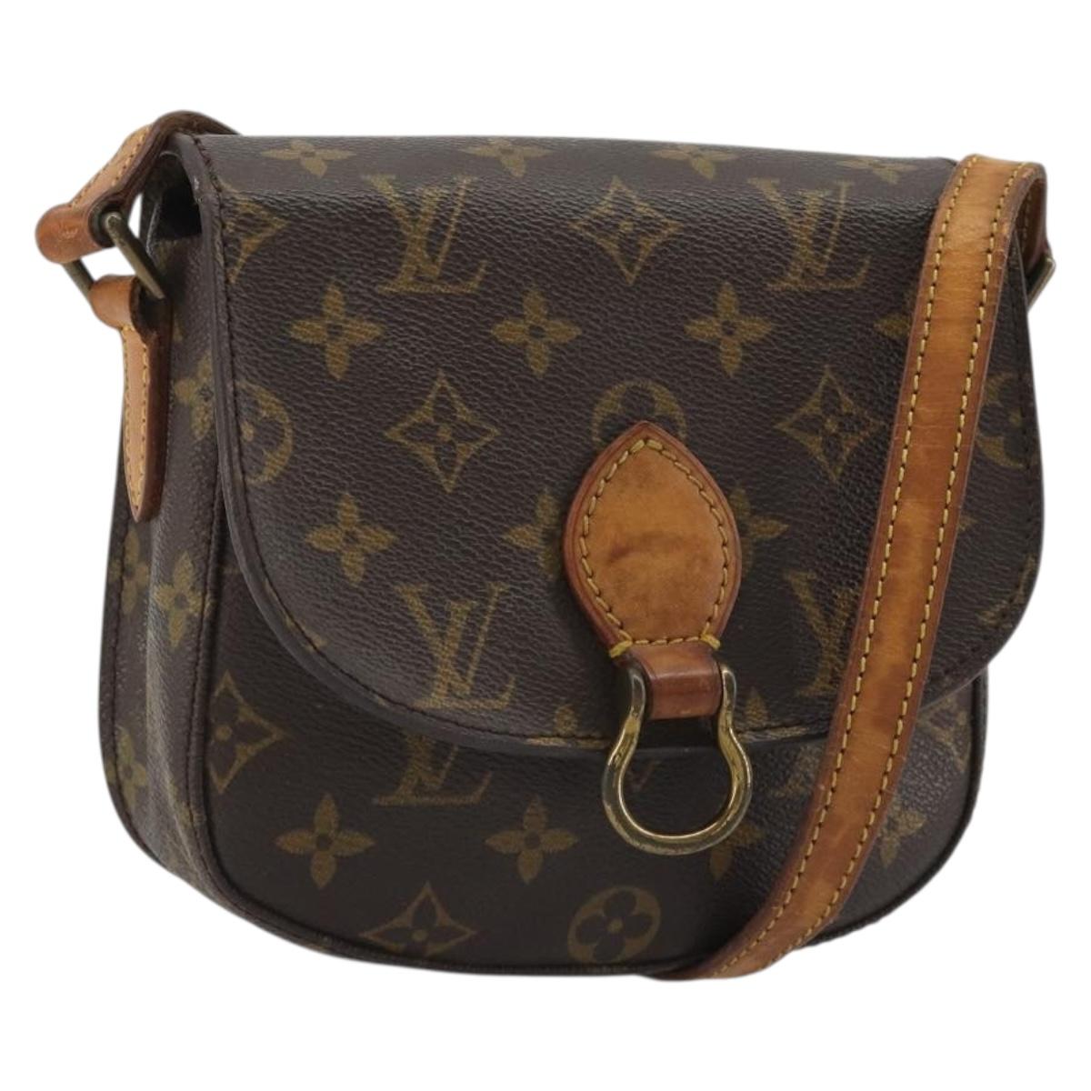 LOUIS VUITTON Monogram Saint Cloud PM Shoulder Bag M51244 LV Auth ar14024