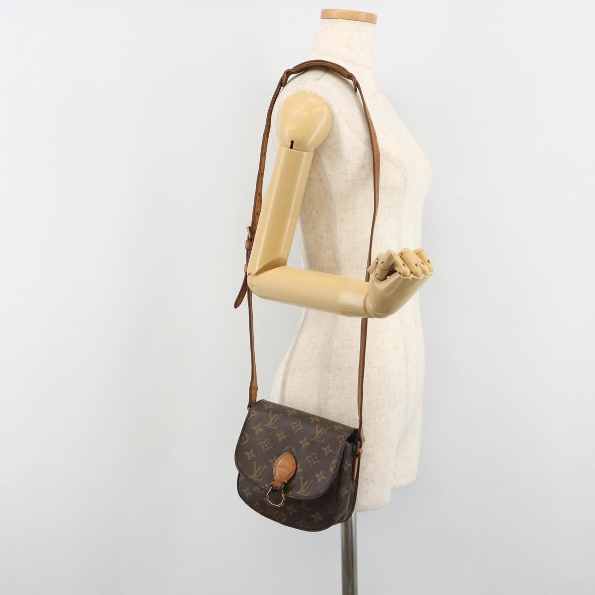 LOUIS VUITTON Monogram Saint Cloud PM Shoulder Bag M51244 LV Auth ar14024