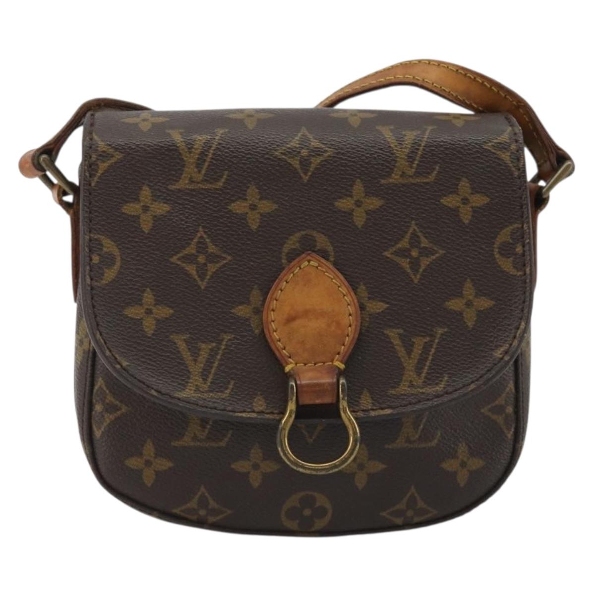 LOUIS VUITTON Monogram Saint Cloud PM Shoulder Bag M51244 LV Auth ar14024