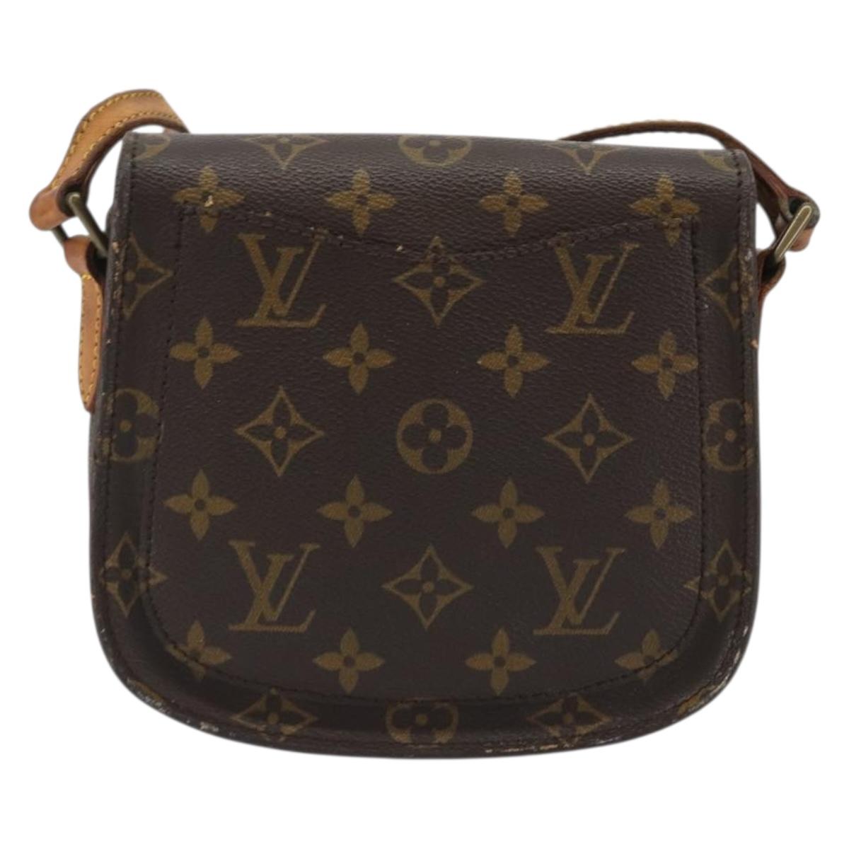 LOUIS VUITTON Monogram Saint Cloud PM Shoulder Bag M51244 LV Auth ar14024