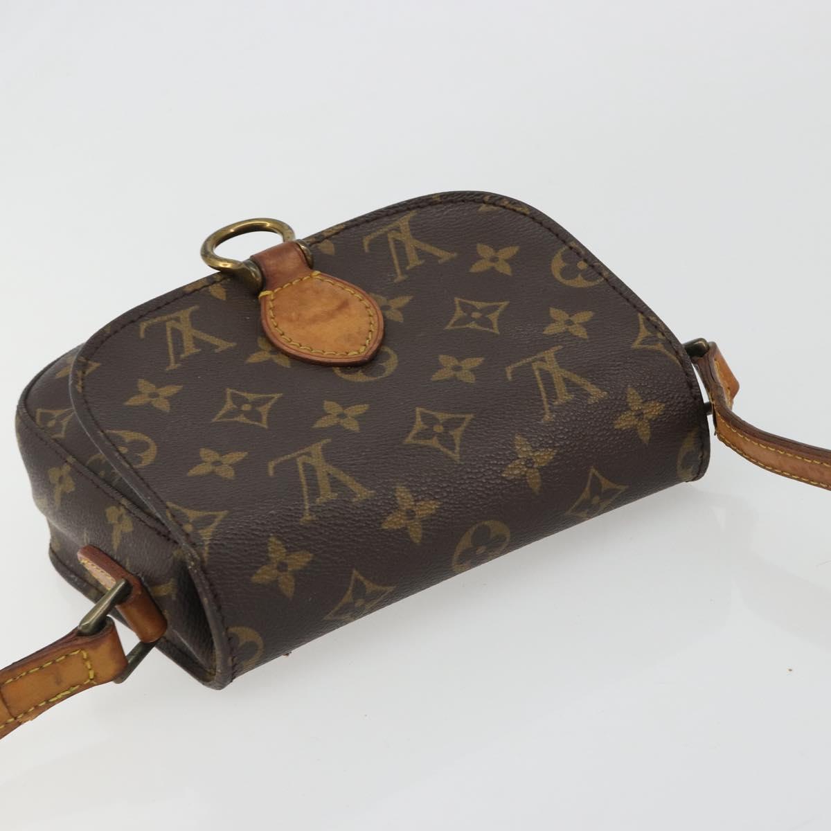 LOUIS VUITTON Monogram Saint Cloud PM Shoulder Bag M51244 LV Auth ar14024
