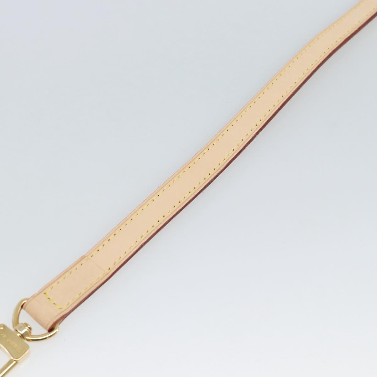LOUIS VUITTON Adjustable Shoulder Strap Leather 31.1""-35.8"" LV Auth ar14029