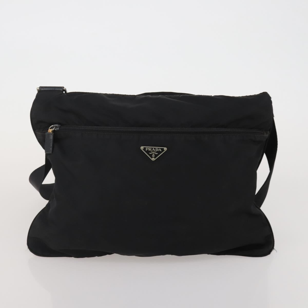 Salvatore Ferragamo PRADA Gucci Bag Nylon Leather Boa 3 Set Black Auth ar14034