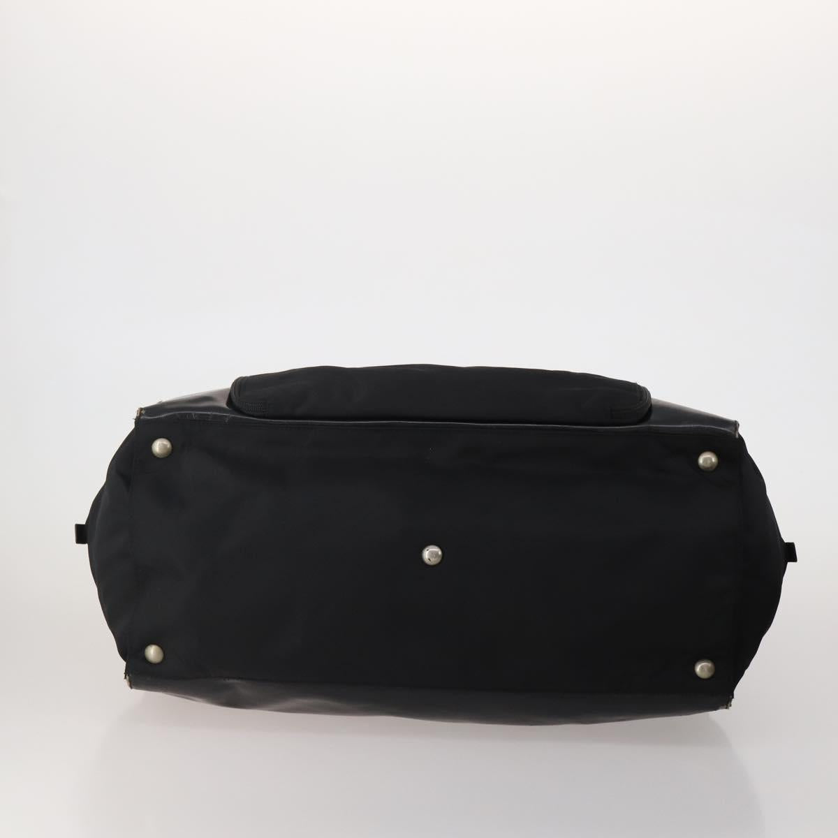 Salvatore Ferragamo PRADA Gucci Bag Nylon Leather Boa 3 Set Black Auth ar14034