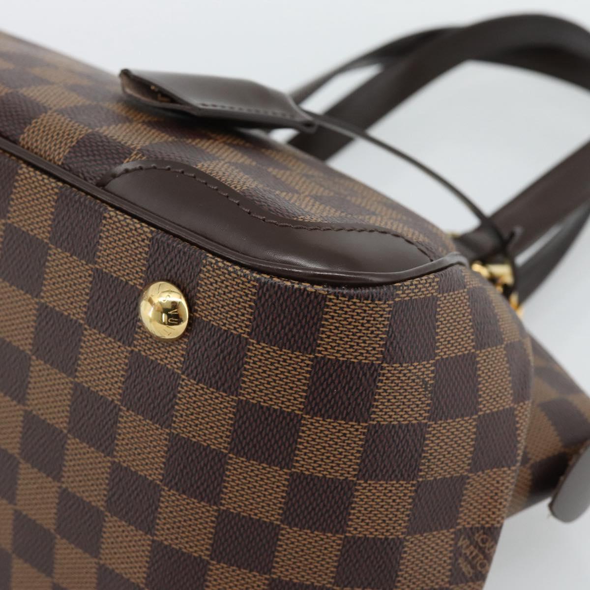 LOUIS VUITTON Damier Ebene Verona PM Hand Bag N41117 LV Auth ar14037V