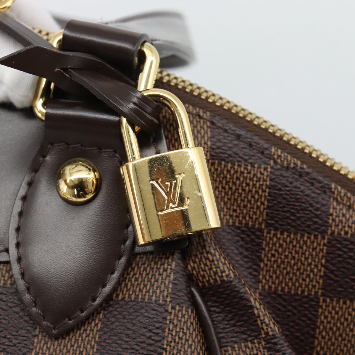 LOUIS VUITTON Damier Ebene Verona PM Hand Bag N41117 LV Auth ar14037V