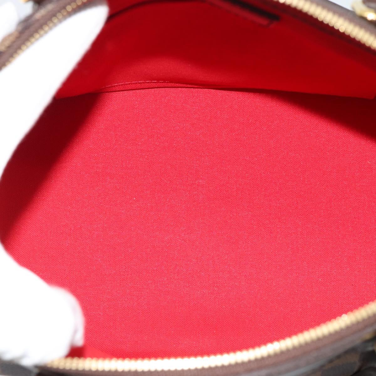 LOUIS VUITTON Damier Ebene Verona PM Hand Bag N41117 LV Auth ar14037V