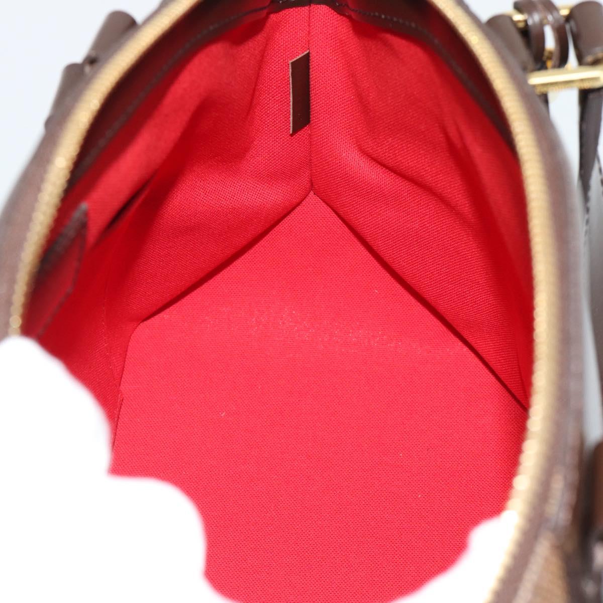 LOUIS VUITTON Damier Ebene Verona PM Hand Bag N41117 LV Auth ar14037V