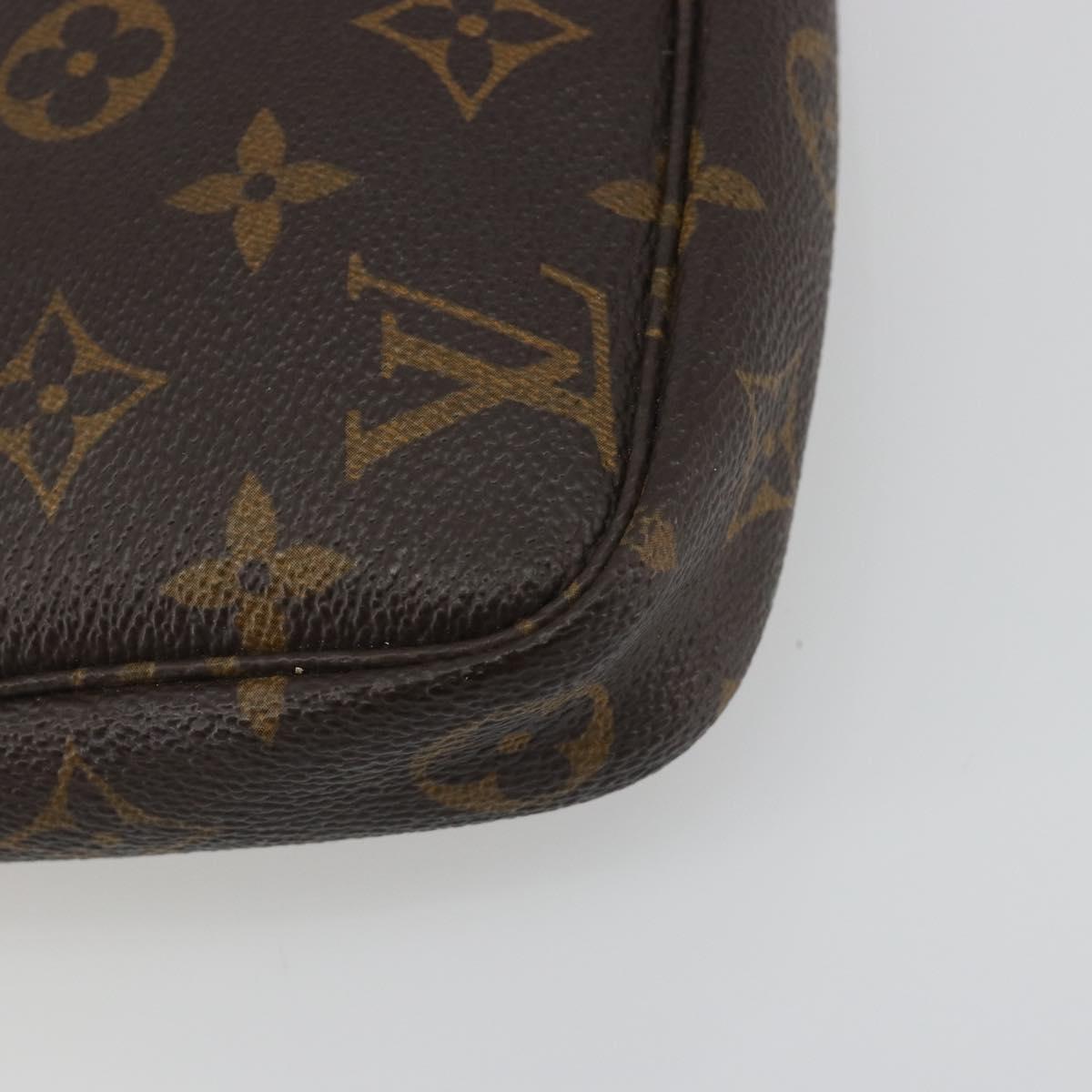 LOUIS VUITTON Monogram Pochette Accessoires Pouch M51980 LV Auth ar14041