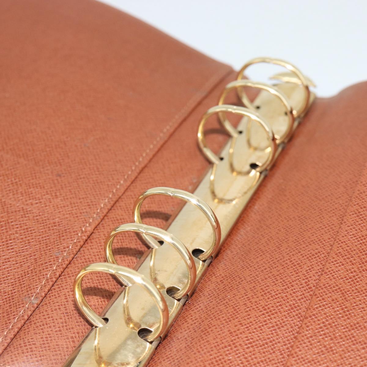 LOUIS VUITTON Monogram Agenda MM Day Planner Cover R20105 LV Auth ar14042
