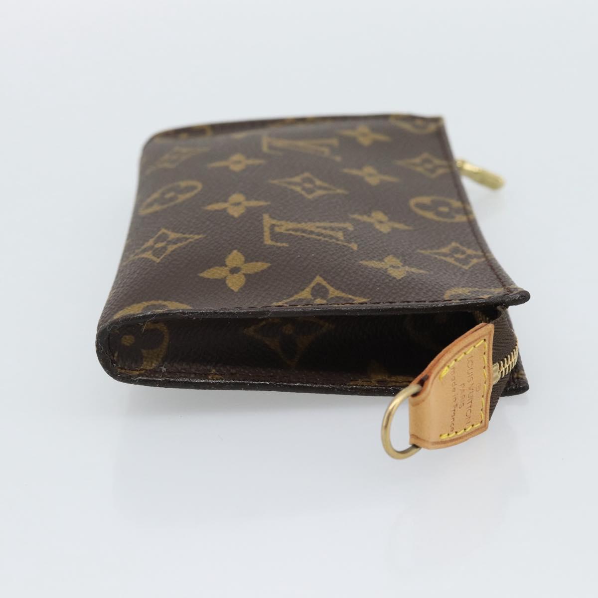 LOUIS VUITTON Monogram Bucket PM Pouch Accessory Pouch LV Auth ar14044