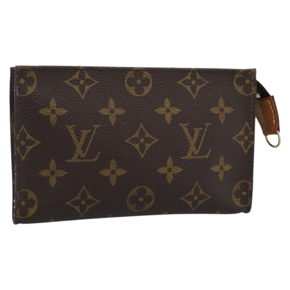 LOUIS VUITTON Monogram Bucket PM Pouch Accessory Pouch LV Auth ar14045