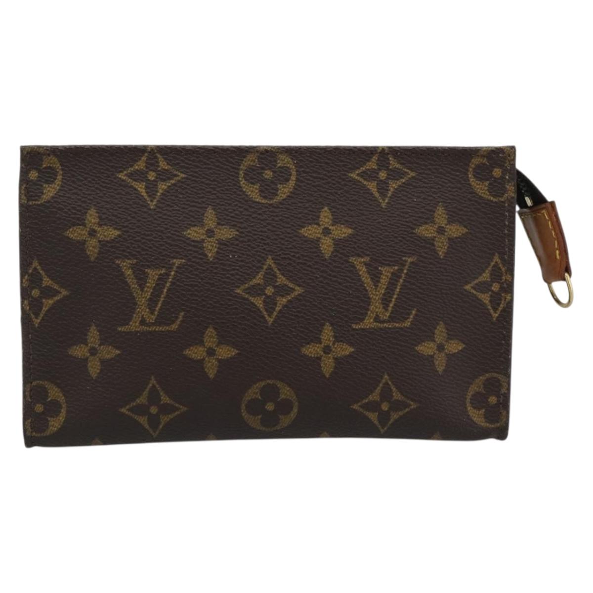 LOUIS VUITTON Monogram Bucket PM Pouch Accessory Pouch LV Auth ar14045